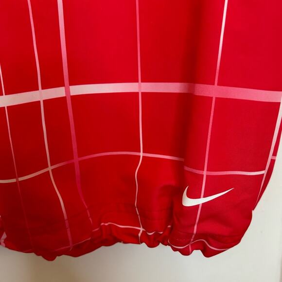 NWOT Nike Red White Plaid Golf Vest with Adjustable Waistband Mens Medium - Picture 4 of 7